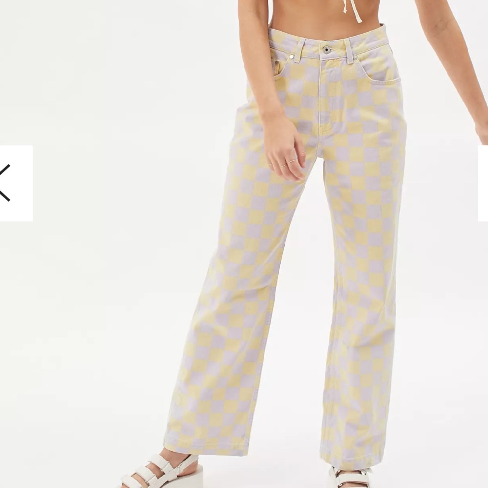 Ragged Checkered Pants